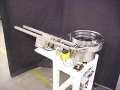 medical parts vibratory feeder air tracks